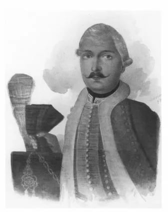 Porträt von Johann Mészáros von Szoboszló (1737–1801) – Gedenkseite