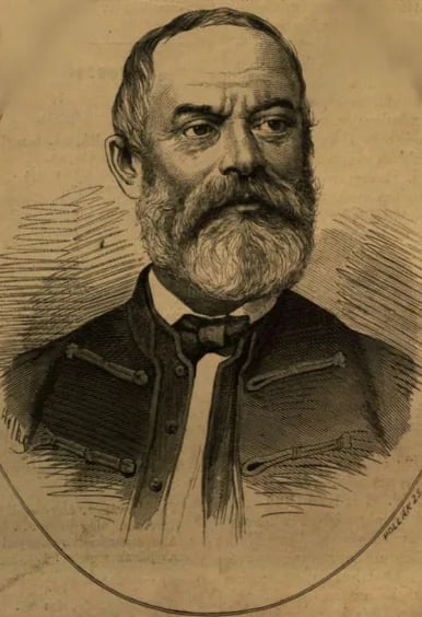 Porträt von László Nagy (1816–1875) – Gedenkseite
