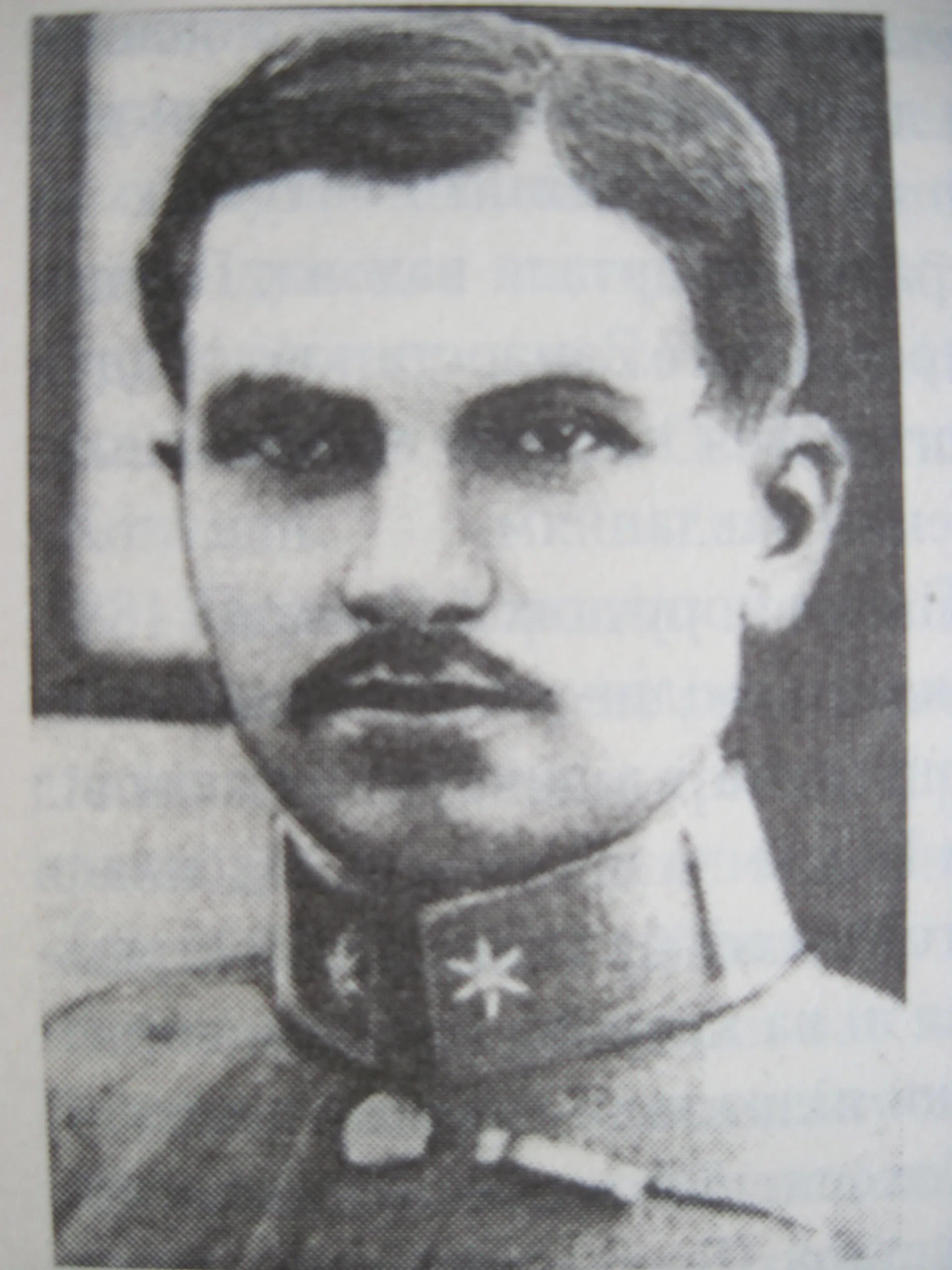Porträt von Illia Tsyokan (1887–1937) – Gedenkseite