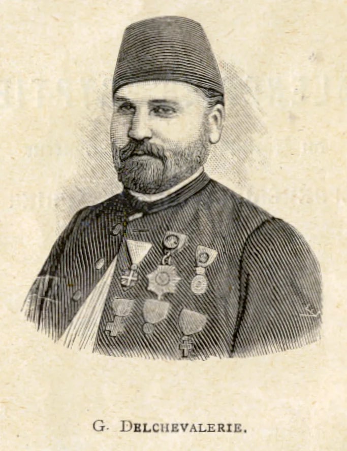 Porträt von Gustave Delchevalerie (1841–1899) – Gedenkseite