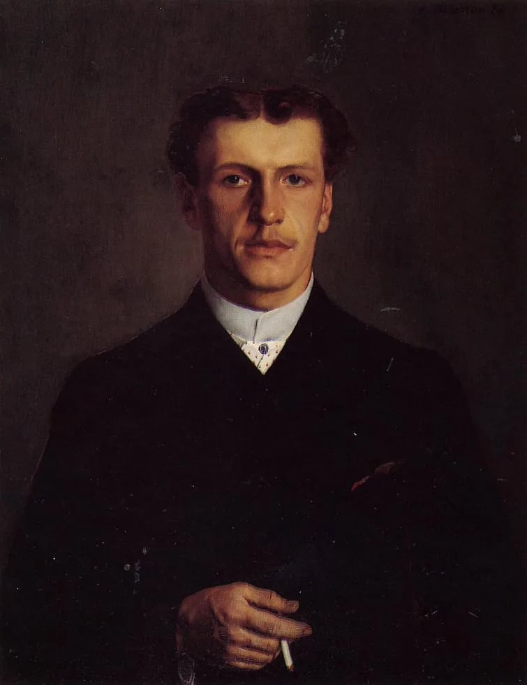 Porträt von Paul Vallotton (1864–1936) – Gedenkseite