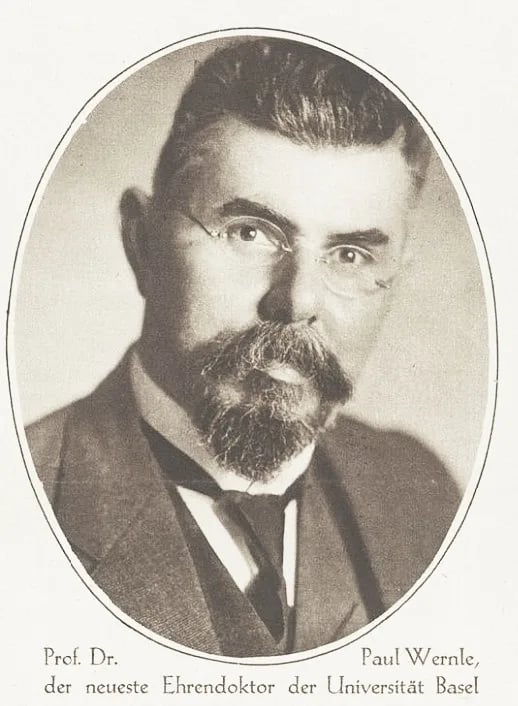 Porträt von Paul Wernle (1872–1939) – Gedenkseite