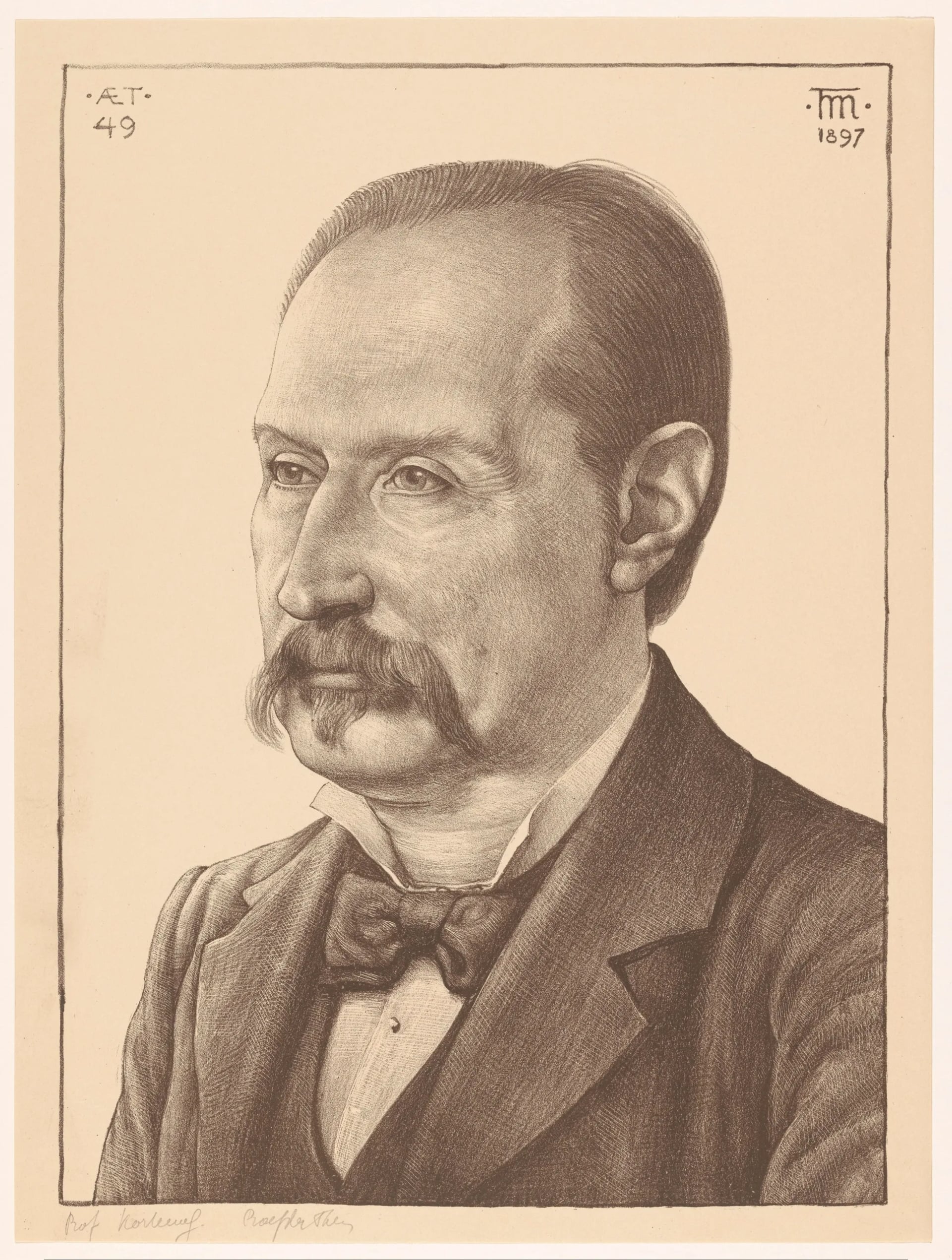 Portrait of Diederik Johannes Korteweg (1848–1941) – memorial page