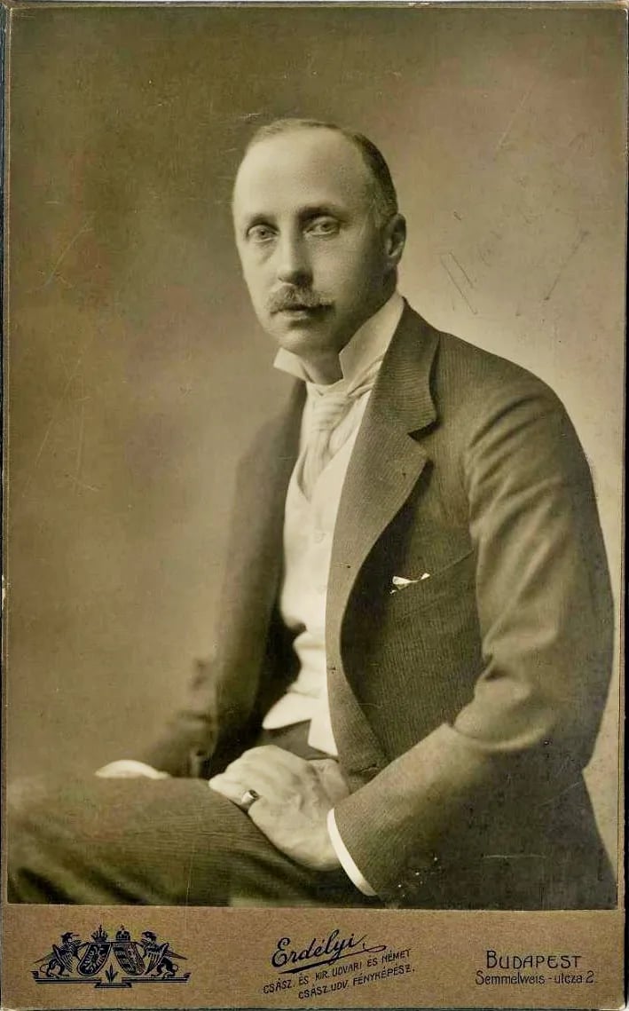 Porträt von Lajos Návay (1870–1919) – Gedenkseite