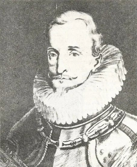 Porträt von Diego García de Cáceres (1517–1586) – Gedenkseite