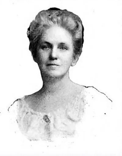 Porträt von Mrs. L. Dow Balliett (1847–1929) – Gedenkseite
