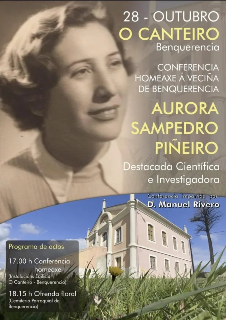 Porträt von Aurora Sampedro (1913–1996) – Gedenkseite