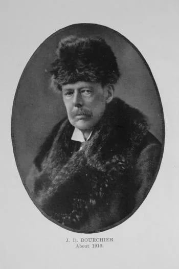 Portrait of James David Bourchier (1850–1920) – memorial page
