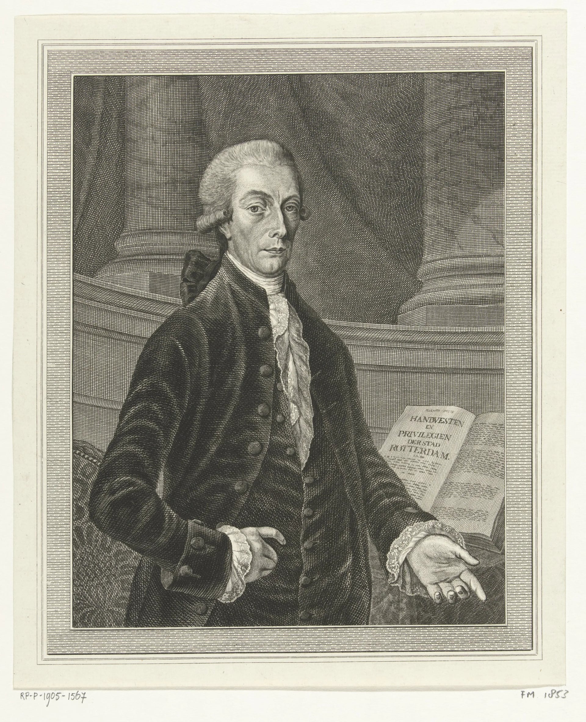 Porträt von Paulus Gevers (1741–1797) – Gedenkseite