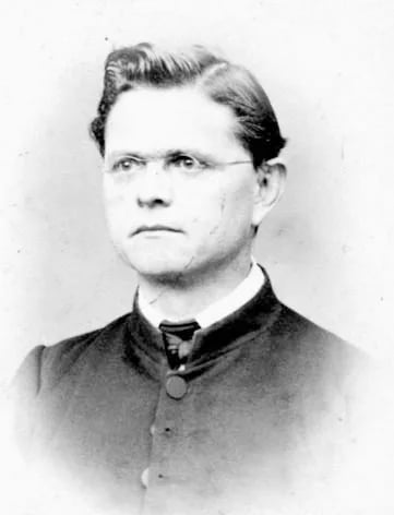 Porträt von Dietrich Becker (1830–1879) – Gedenkseite