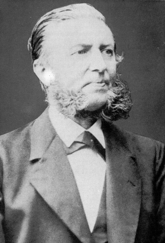 Porträt von Friedrich Wilhelm Dörpfeld (1824–1893) – Gedenkseite