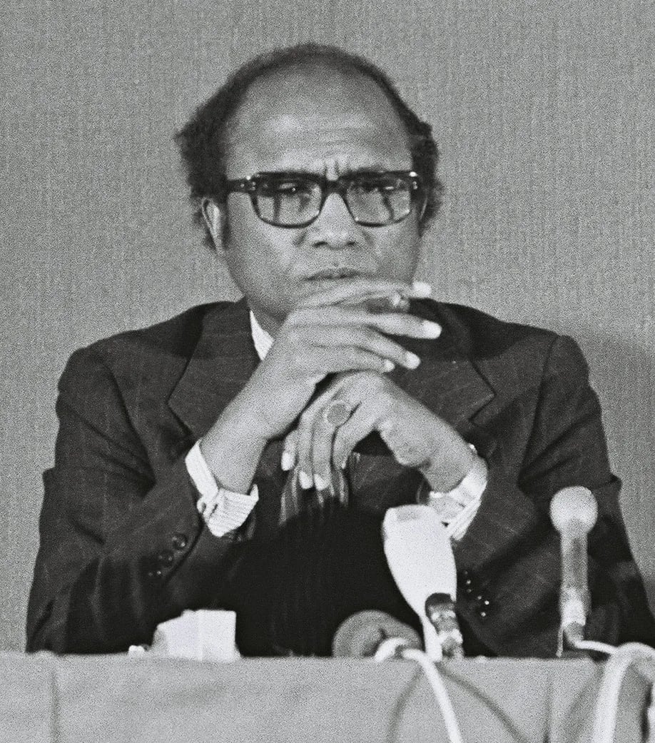 Porträt von Mansour Khalid (1931–2020) – Gedenkseite