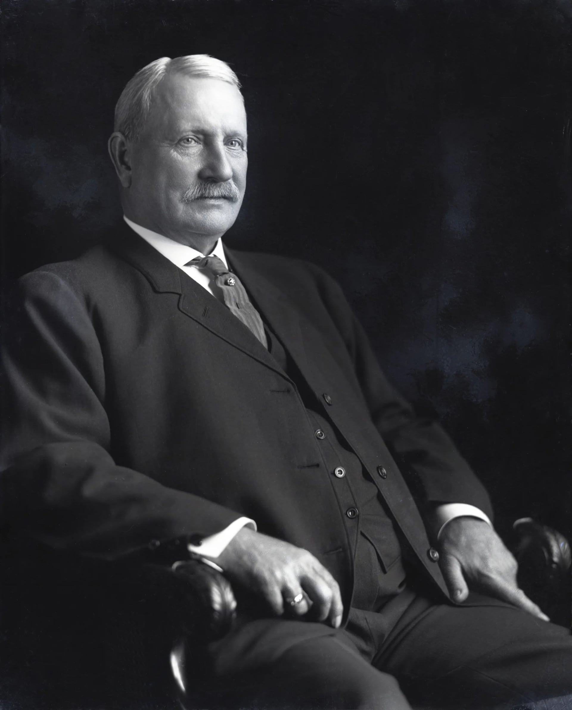 Porträt von Frank Rockefeller (1845–1917) – Gedenkseite