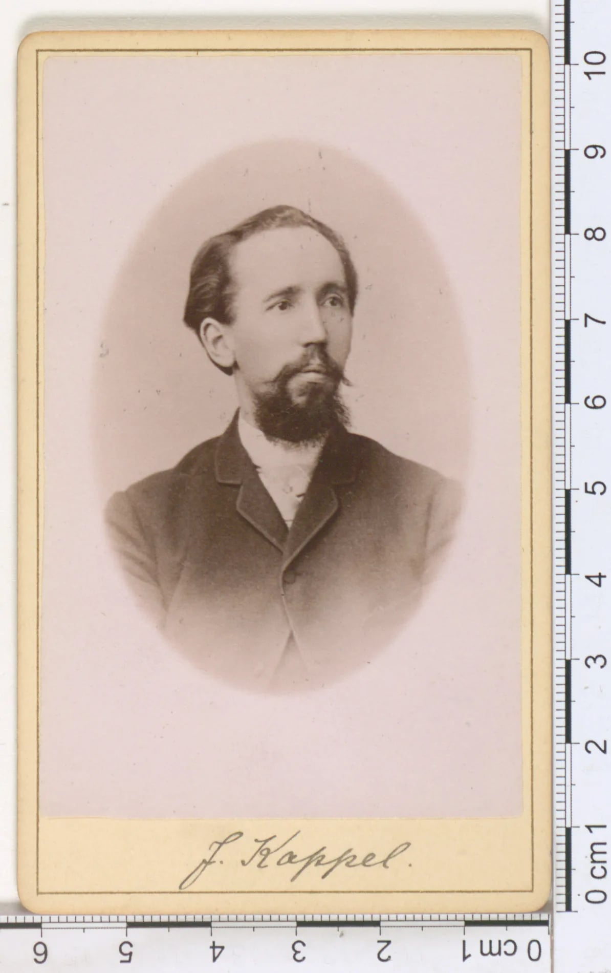 Porträt von Johannes Kappel (1855–1907) – Gedenkseite