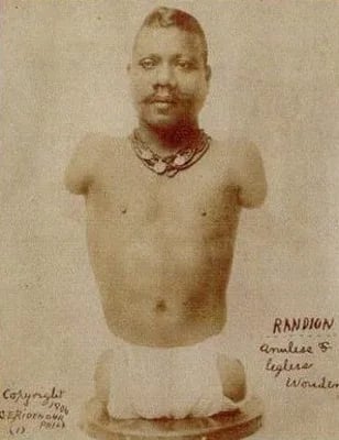 Porträt von Prince Randian (1871–1934) – Gedenkseite