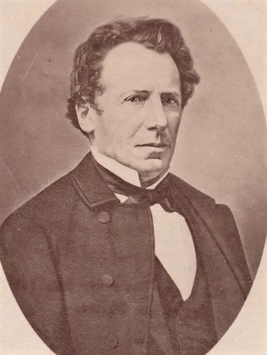 Porträt von Heinrich Moser (1805–1874) – Gedenkseite