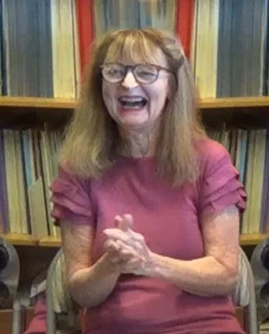 Portrait of Joan Cushing (1946–2024) – memorial page