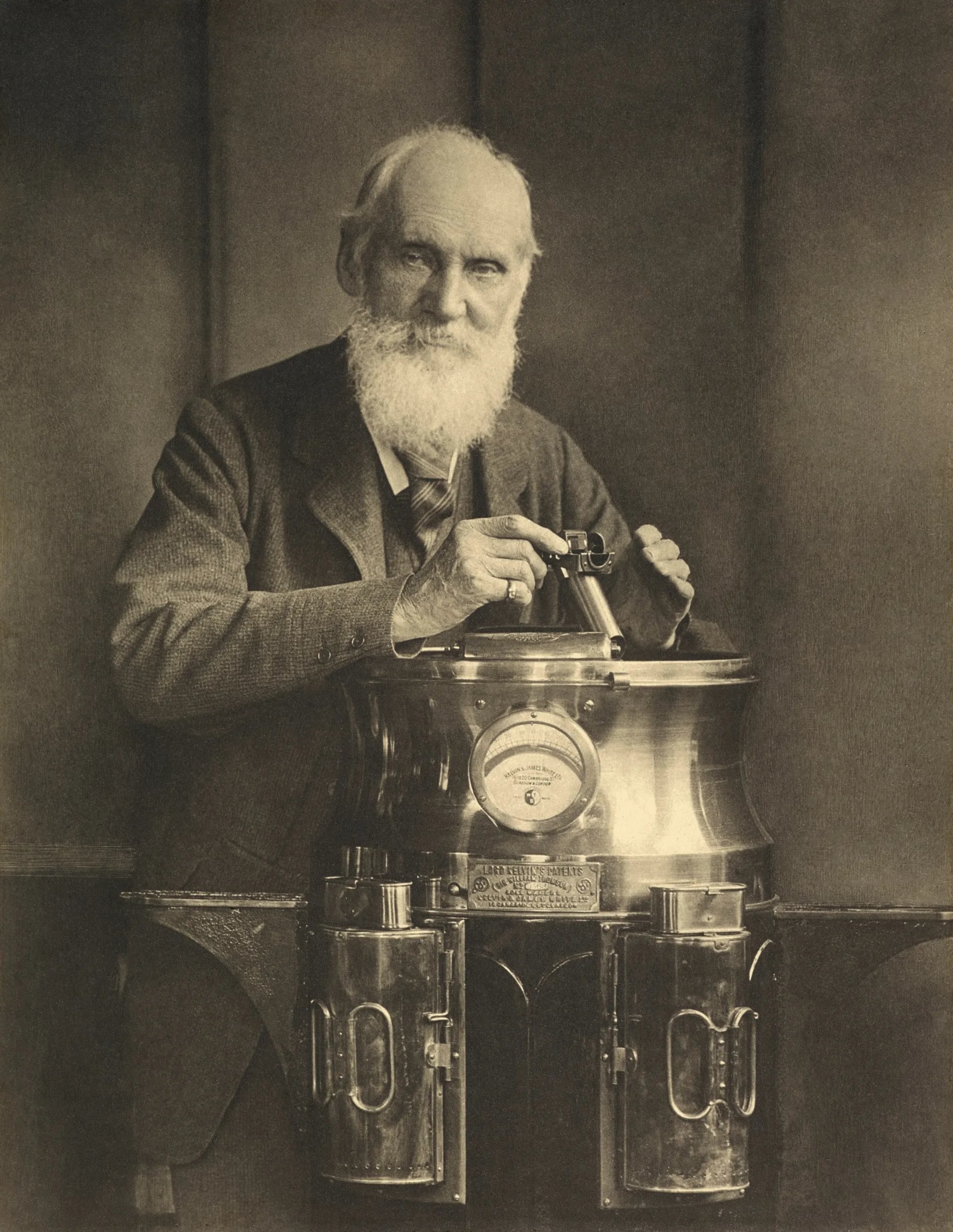 Porträt von William Thomson, 1. Baron Kelvin (1824–1907) – Gedenkseite