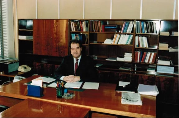 Portrait of Angel Chaushev (1921–2014) – memorial page