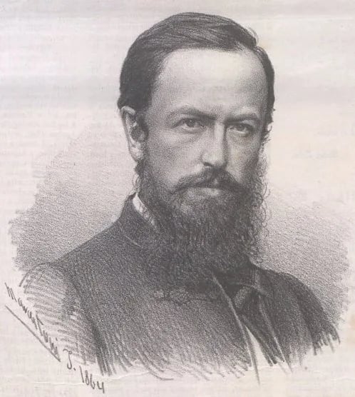 Porträt von Károly P. Szathmáry (1831–1891) – Gedenkseite