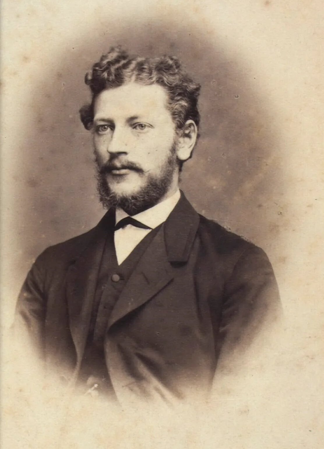 Porträt von Frantz Thestrup Adolph (1844–1907) – Gedenkseite