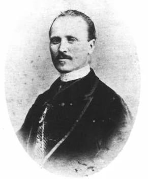 Porträt von Danail Popow (1840–1909) – Gedenkseite