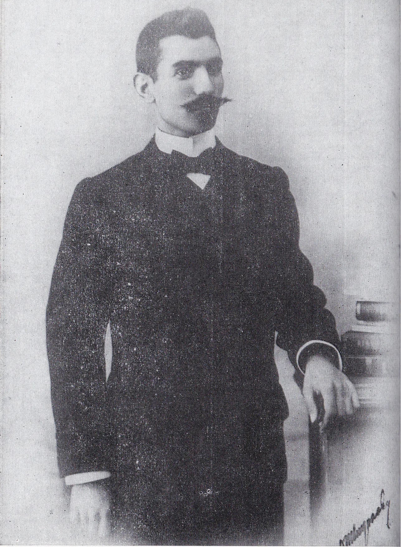Porträt von Dimitar Popnikolov (1880–1978) – Gedenkseite