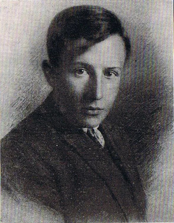 Portrait of Ilija Kuschew (1896–1922) – memorial page