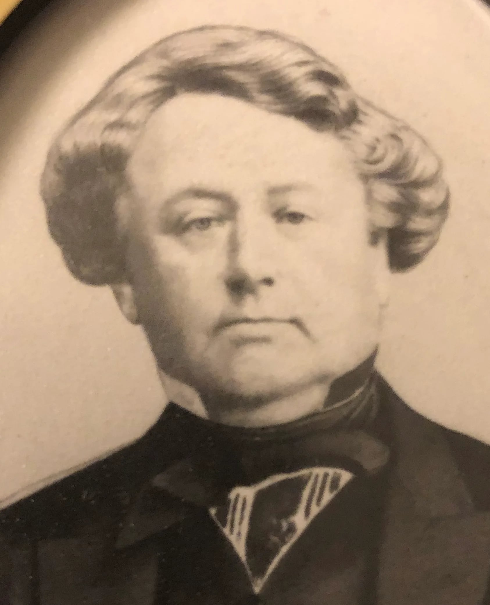 Portrait of Nicolai Nissen Pauss (1811–1877) – memorial page