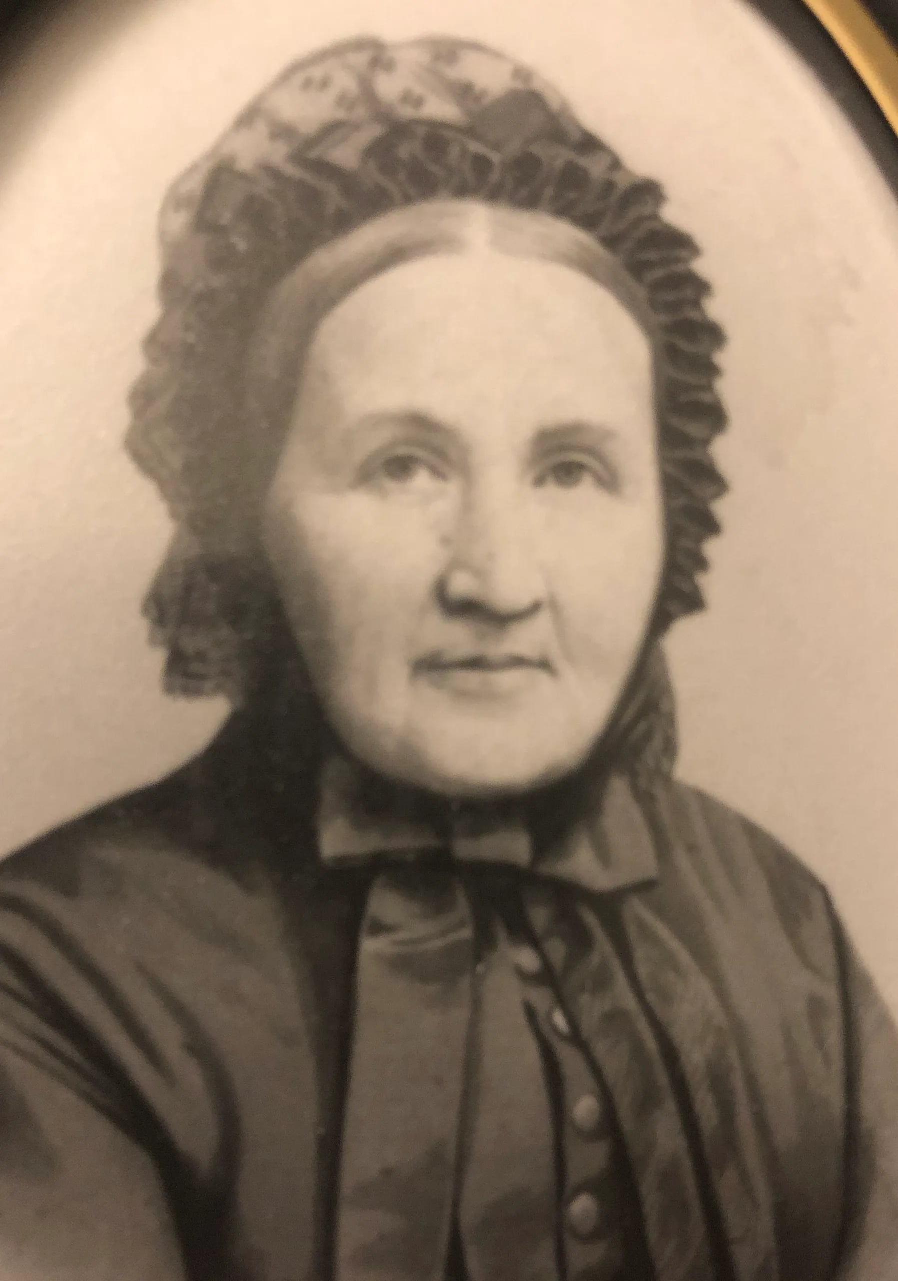Portrait of Caroline Louise Salvesen (1812–1887) – memorial page