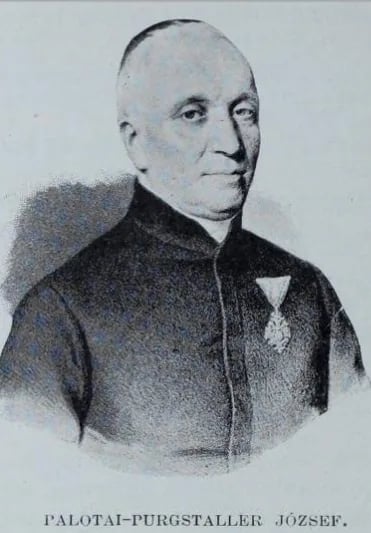 Porträt von József Palotai (1806–1867) – Gedenkseite