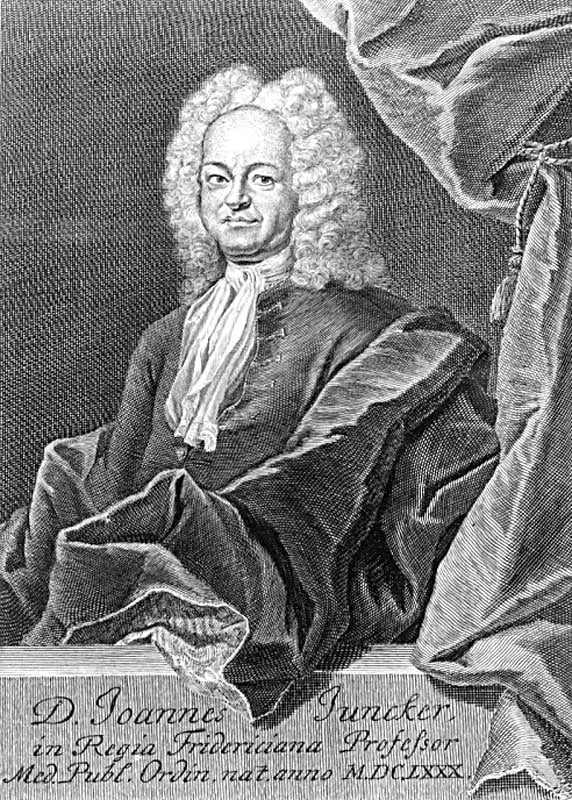 Porträt von Johann Juncker (1679–1759) – Gedenkseite