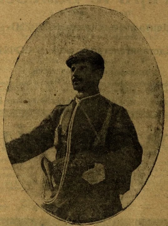 Porträt von Christo Kontew (1868–1908) – Gedenkseite