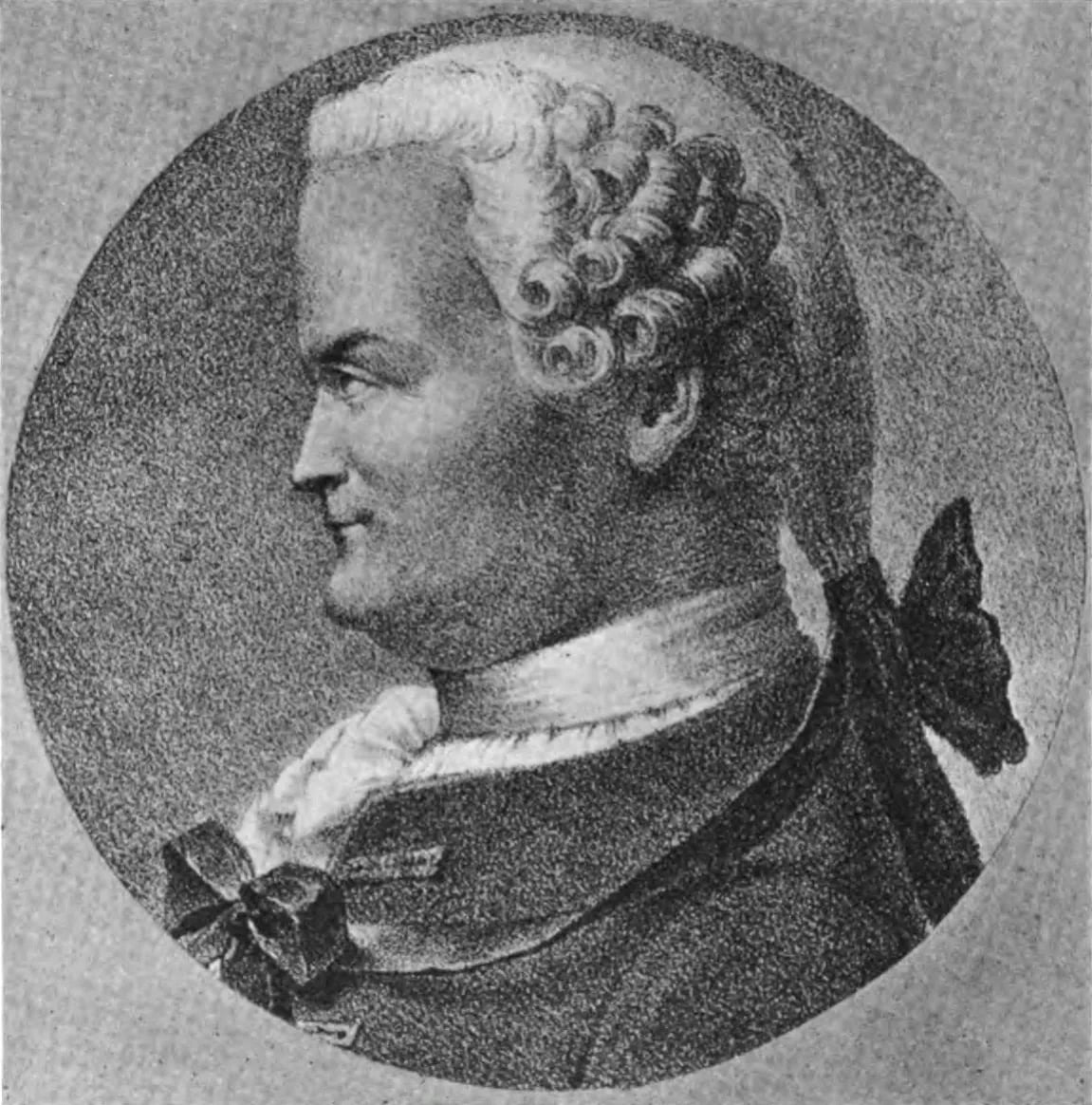 Porträt von Johann Heinrich Lambert (1728–1777) – Gedenkseite