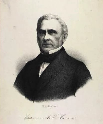 Portrait of A.N. Hansen (1798–1873) – memorial page
