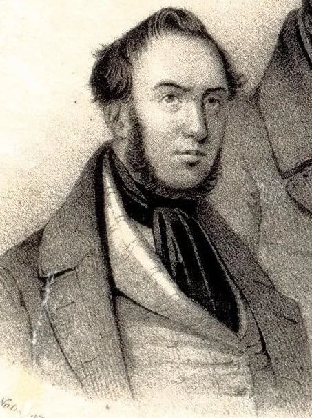 Porträt von Alexander Friedrich Wilhelm Preusser (1799–1885) – Gedenkseite