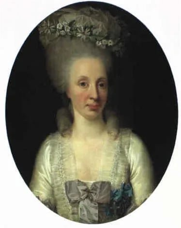 Portrait of Amalie Christiane Raben (1736–1803) – memorial page