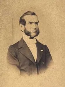 Portrait of Andreas Frederik Høst (1811–1897) – memorial page