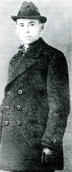 Portrait of Bruno Topff (1886–1920) – memorial page