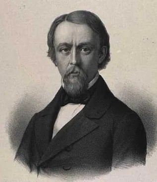 Porträt von Carl Julius Malmquist (1819–1859) – Gedenkseite