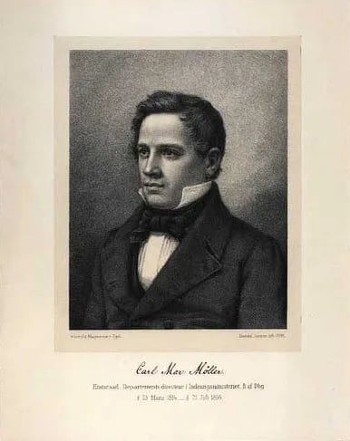 Portrait of Carl Mar. Møller (1814–1856) – memorial page