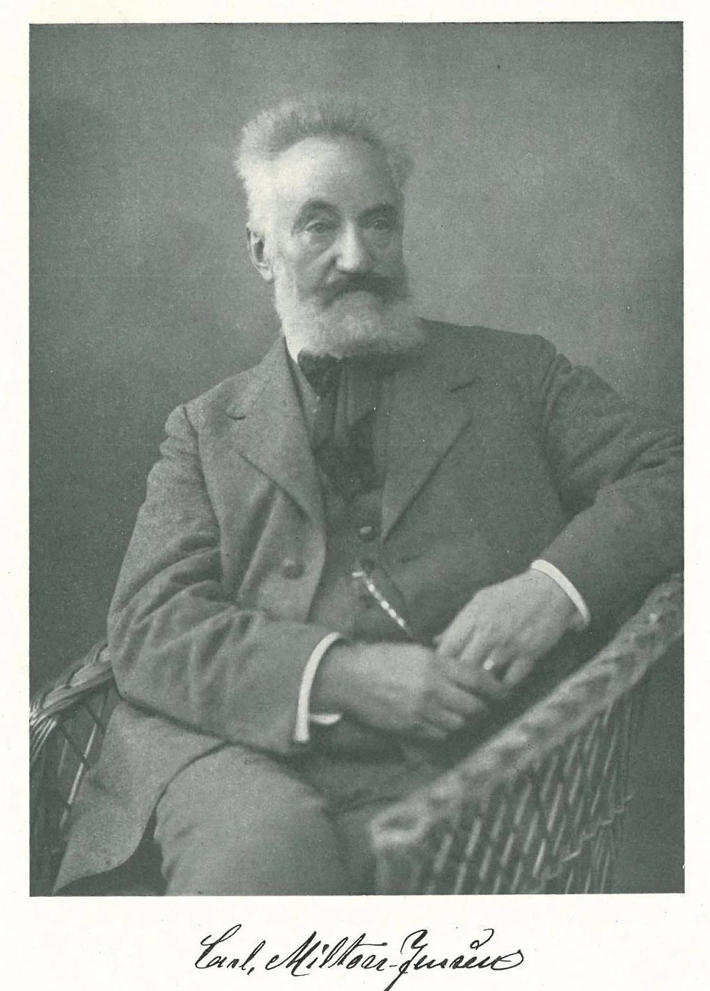 Portrait of Milton Jensen (1855–1928) – memorial page