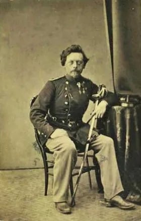 Porträt von Christian Aarøe (1828–1886) – Gedenkseite