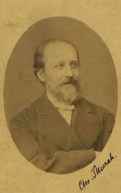 Porträt von Christian Henrik de Thurah (1830–1898) – Gedenkseite