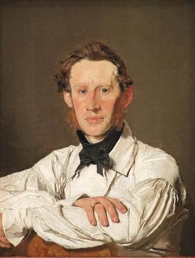 Porträt von Christian Frederik Carl Holm (1804–1846) – Gedenkseite