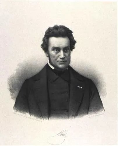 Portrait of Christian Jørgen Hauch (1795–1859) – memorial page