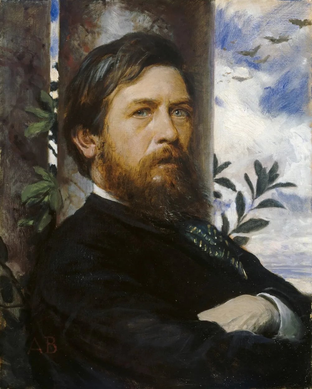 Portrait of Arnold Böcklin (1827–1901) – memorial page