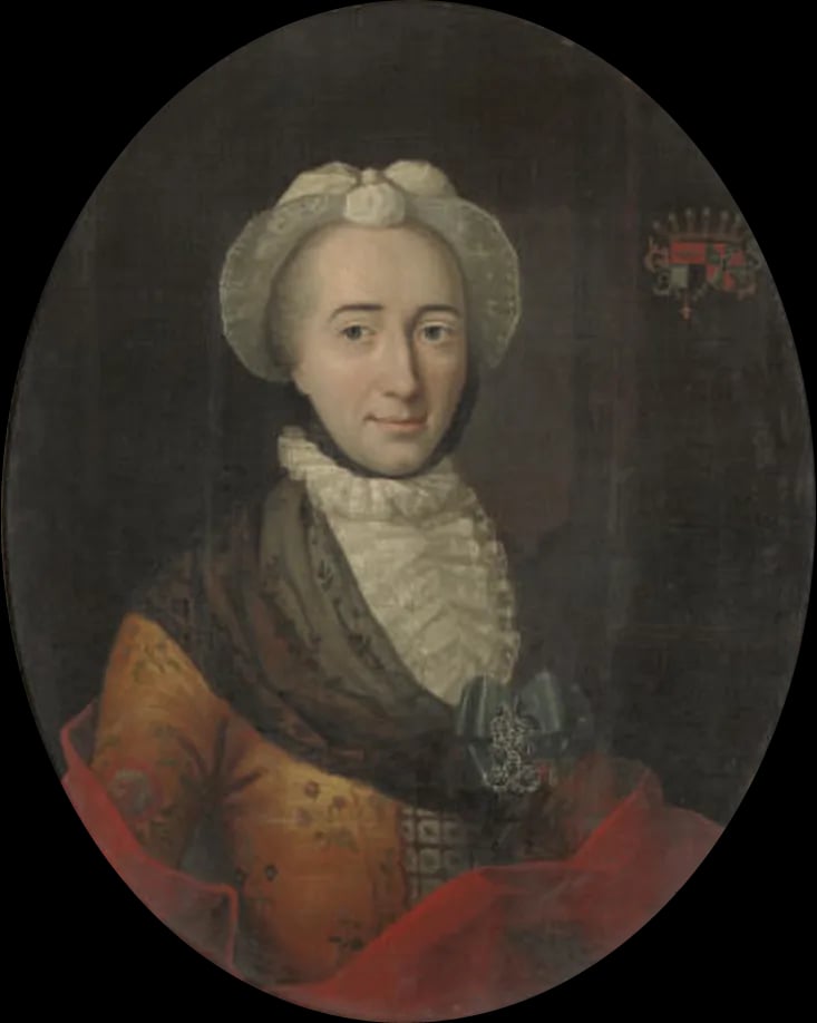 Portrait of Dorthe Øllegaard Rosenkrantz (1723–1786) – memorial page