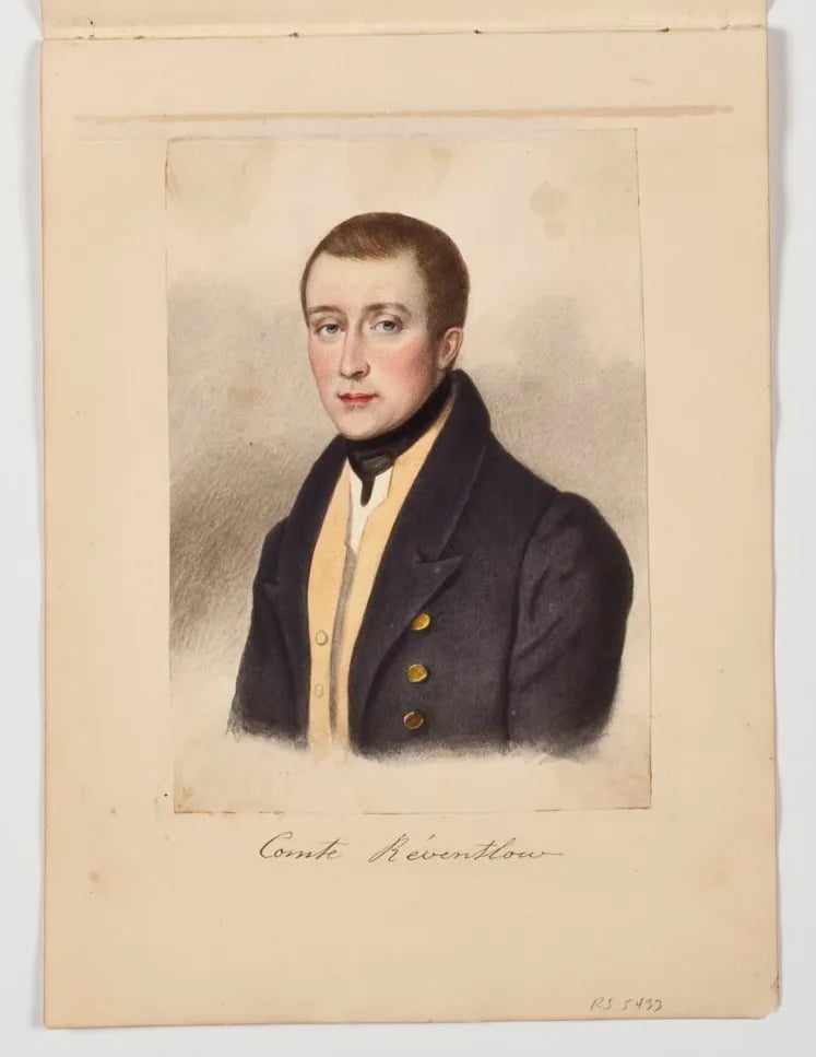 Porträt von Eugen von Reventlow (1798–1885) – Gedenkseite