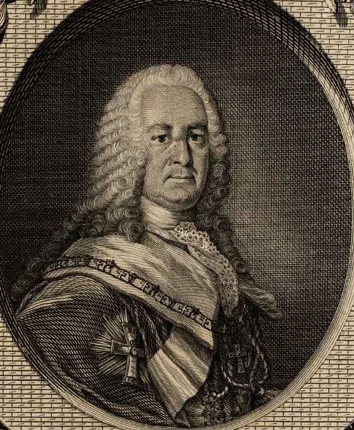Porträt von Frederik Hoppe (1690–1776) – Gedenkseite